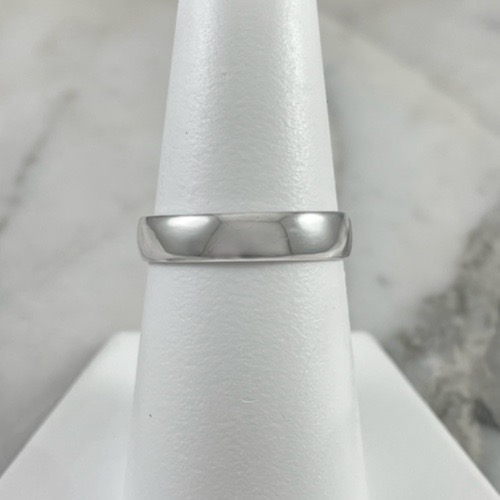 Argolla Silver Lisa Media Caña 4MM