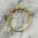 Anillo Corona Cinco Brillos