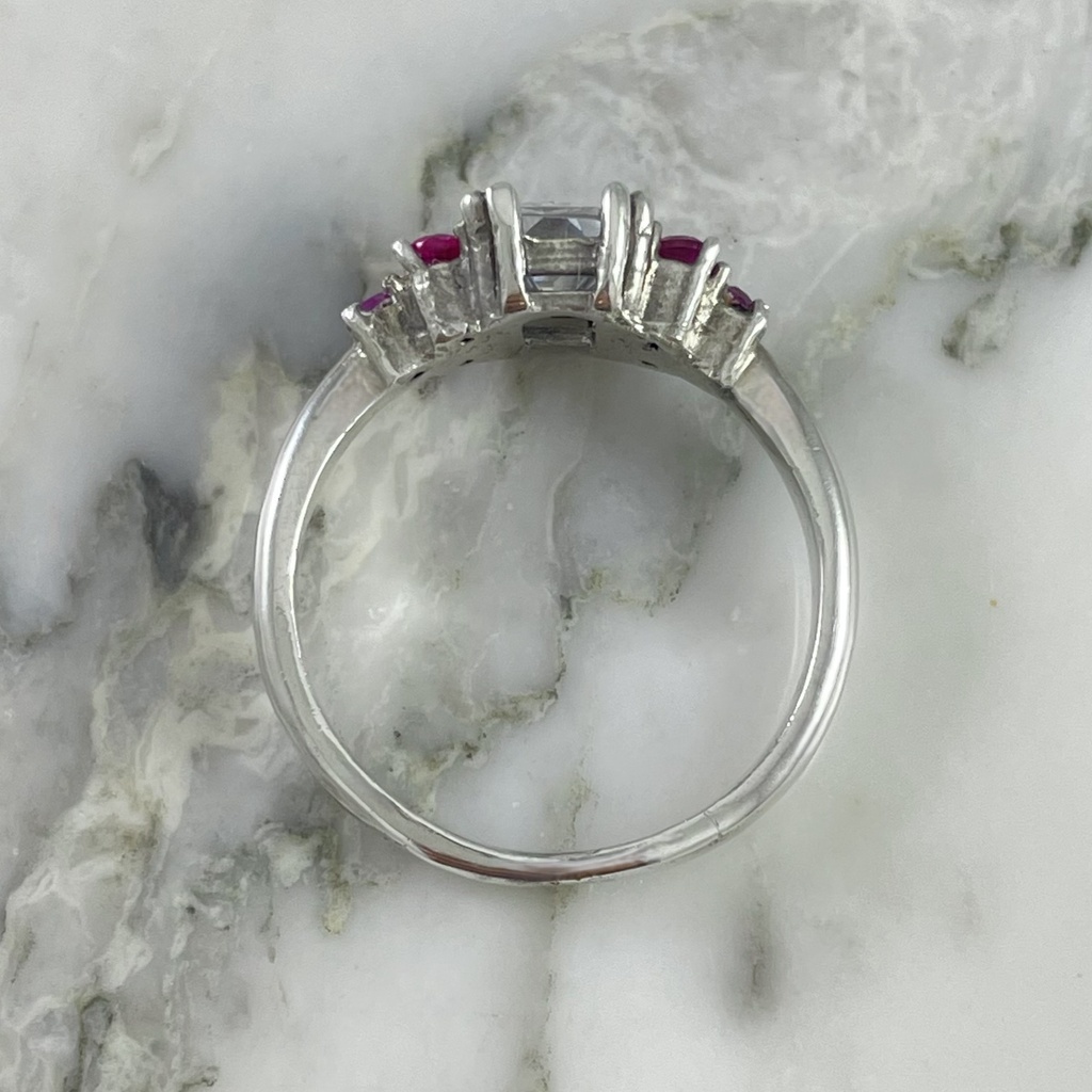 Anillo Plata Solitario Espace