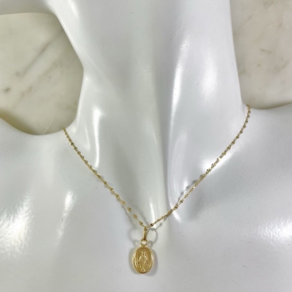 Dije Virgen Milagrosa Doble Faz