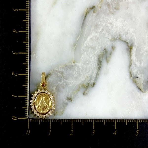 Dije Brillante Virgen Milagrosa