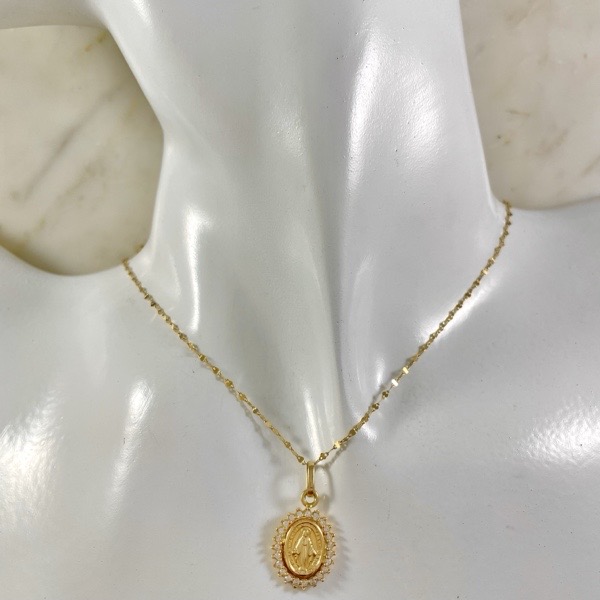 Dije Brillante Virgen Milagrosa