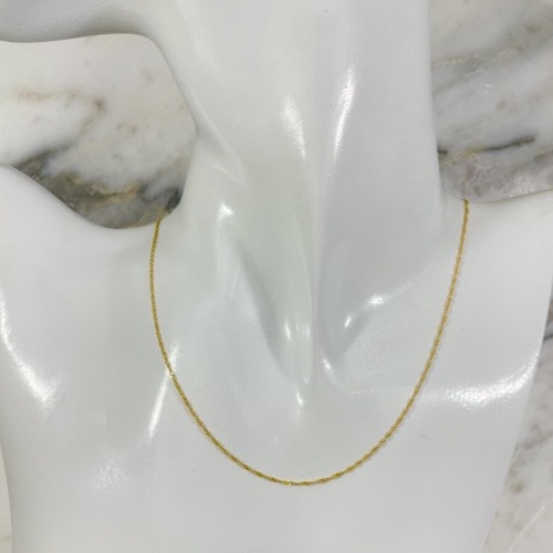 Cadena Singapur 1MM 50 CM