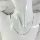 Cadena Plana Tallada 2MM 50Cm