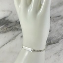 Pulsera Bebe Placa Escalera Plana