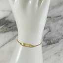 Pulsera Placa Tejido Chino 1MM