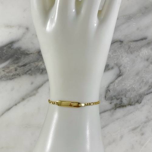 Pulsera Placa Bebe Plana 3x1