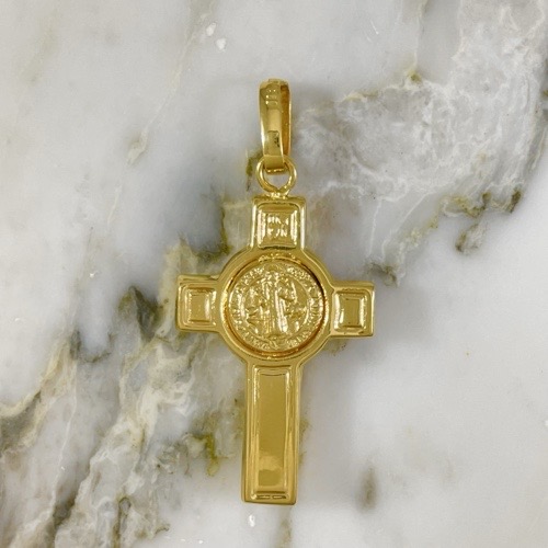 Dije Cristo y San Benito Mediano