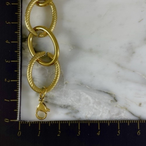 Pulsera Aro Ovalado Tallado