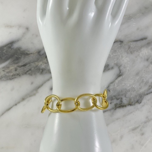 Pulsera Aro Ovalado Tallado