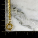 Pulsera Cubana Broche Aro