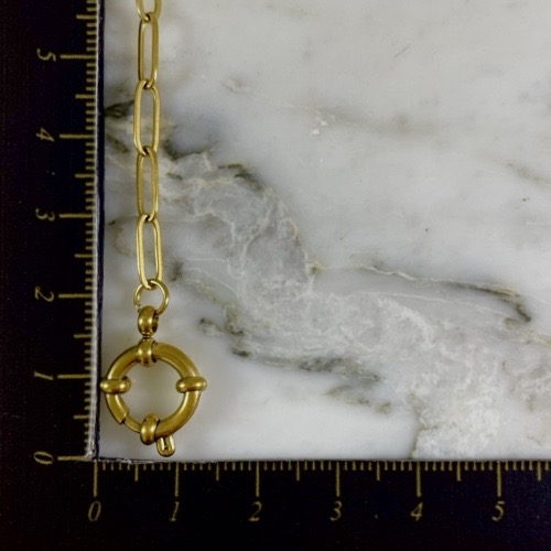 Pulsera PaperClip Broche Aro