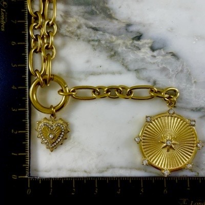 Cadena 3x1 Roll On con Medalla 50 Cm