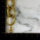 Cadena Aro Ovalado Tallado 50 Cm