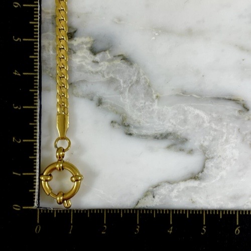 Cadena Cubana Broche Aro 40 Cm