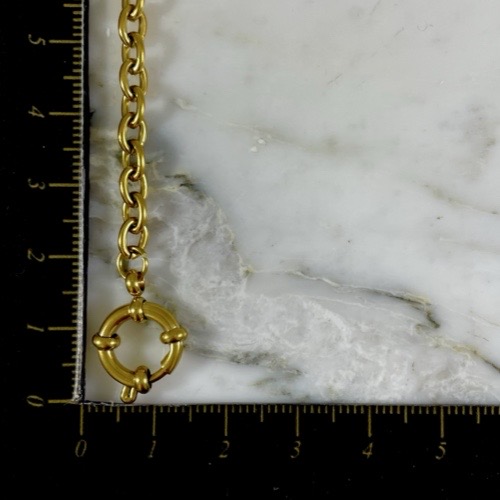 Cadena Malla Convicto Broche Aro 40 Cm