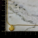 Cadena Serpiente Concha de Vieira 40 Cm