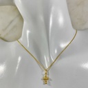 Dije Cruz de Esferas Pequeño