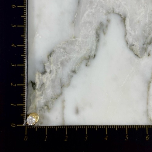 Topo Rosca Circon Circle Mediano