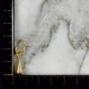 Arete Lagrima Lisa Y Mateada Pequeño