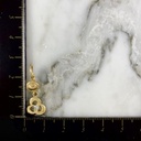 Arete Circulo Entorchado Nudo Plano