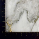 Arete Lagrima Lisa Y Mateada Mini