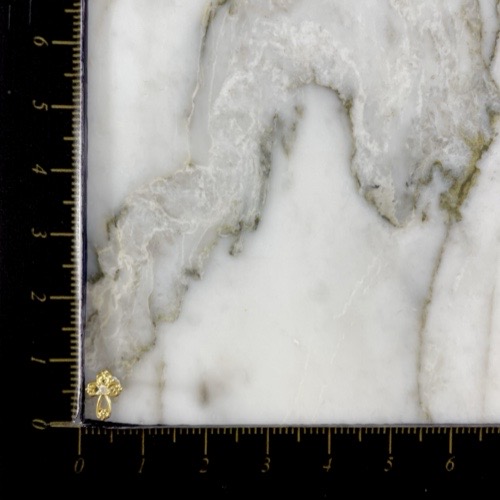 Topo Rosca Cruz Con Circon Ligero