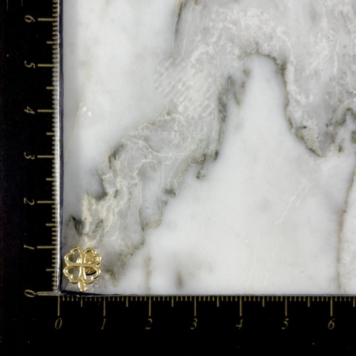 Topo Rosca Silueta Trebol Cuatro Hojas