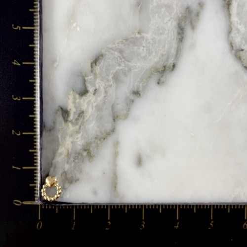 Topo Rosca Aro de Bolitas Corazon