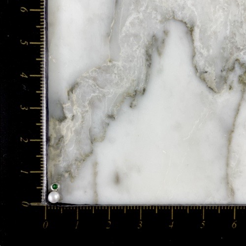 Topo Rosca Perla y Circon