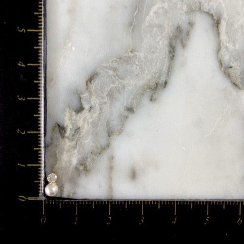 Topo Rosca Perla y Circon