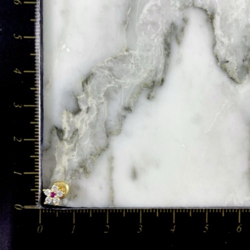 Topo Rosca Flor Quinn