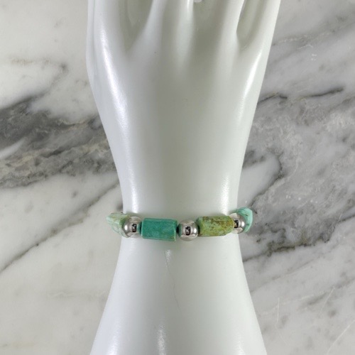 Manilla Amazonita China Mate Facetada 8MMx3