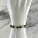 Manilla Jasper Blanco y Negro 7MMx2