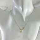 Escapulario Aros Sagrado Corazon y Virgen del Carmen Doble