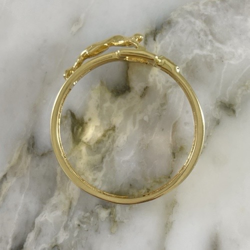 Anillo Inri Silueta Cruz