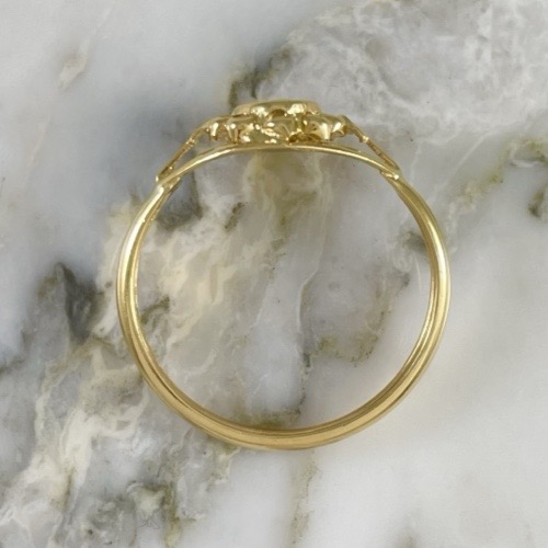 Anillo Virgen Milagrosa En Flor