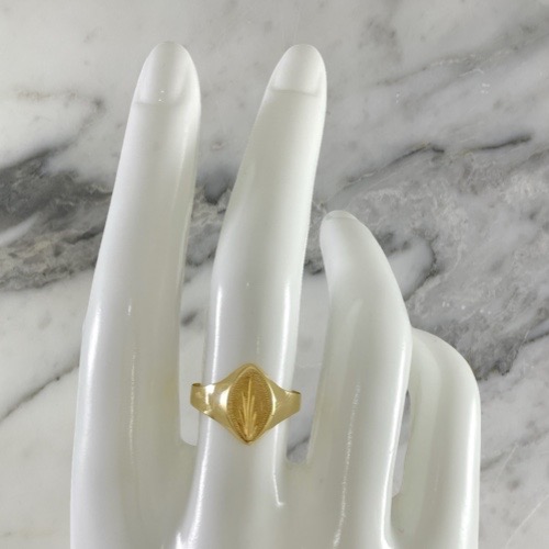 Anillo Placa Marquise Tallado