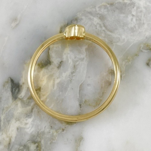 Anillo Solitario Corazon