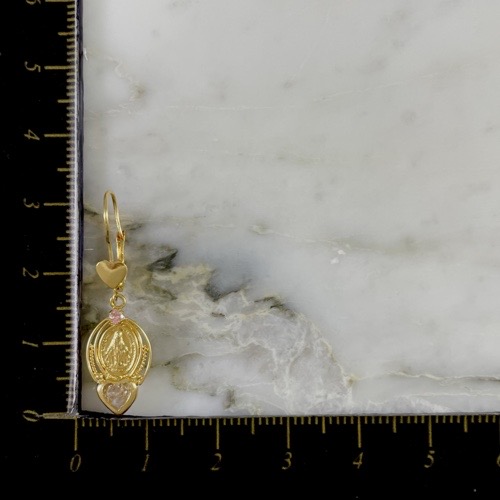 Aretes Corazon Milagroso