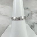 Argolla Lisa Banda Mateada 5MM