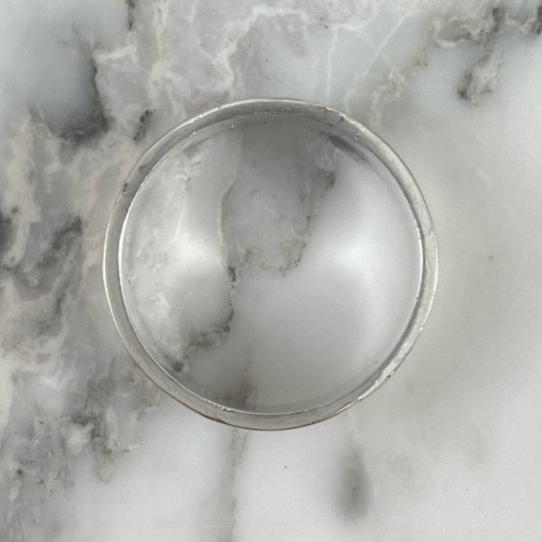 Argolla Espiga Mateada 6MM