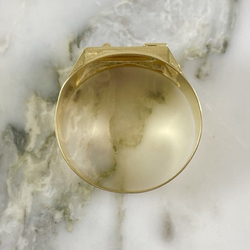 Anillo Palma Tres Brillos