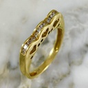  Hollow Hearts Band Ring