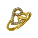 Anillo Corazon Abstracto