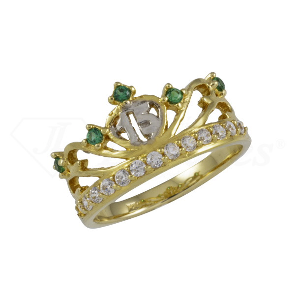 Middle Heart Crown Ring 