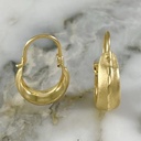 Mini Matte Diamond-Finish Hoop