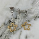 Flower Hoop Earring