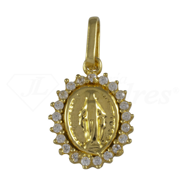 Bright Miraculous Virgin Pendant