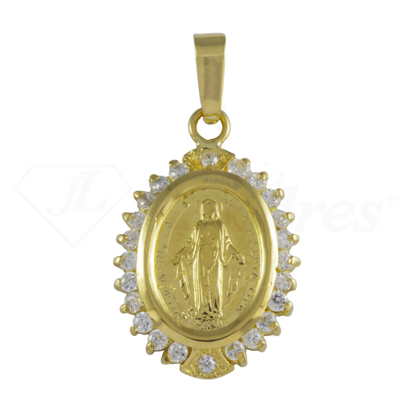Bright Miraculous Virgin Pendant